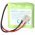 Helyettes�t� akku mobiltelefon, vezet�k n�lk�li telefon AUDIOL Sagem 3,6V 300mAh NiMH
