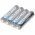Ansmann Nickel Zink AAA akku 1,6V 550mAh 4db/csomag NiZn