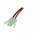 Helyettes�t� akku v�szvil�g�t�s D (g�li�t) 4,8V 4500mAh 1db/csomag 300mm k�bellel NiCd