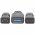 Adapter 3db/csomag Micro-USB Mini-USB USB-C csatlakoz�