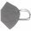 20db/csomag FFP2 sz�rke 5-r�teg� v�d�maszk szelepes n�lk�l DIN EN1492001+A12009
