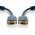 VGA k�bel 15 t�s 3m dupla �rny�kol�s tiszta r�z vezet�k 24kar�tos aranyozott �rintkez�k 2560x1600