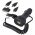 Arcas univerz�lis 12V USB t�lt� 1,1m 5db/csomag Micro-USB Mini-USB iPhone NDS