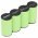 Helyettes�t� akku Gardena ACCU75 ACCU 75 kerti g�p 4,8V 2000-2100mAh Faston 2,8/4,8mm NiMH