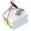 Helyettes�t� akku Besam 15070 CUD3000 kapunyit� 15x AA Mignon ceruza 18V 900mAh 1db/csomag NiMH