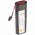 AccuLux HL25EX 3,7V 5000mAh zsebl�mpa akku 458.810 HUCA Li-Ion