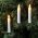 Lotti vezet�k n�lk�li LED kar�csonyi gyerty�k 10db/csomag 10cm melegfeh�r 69039