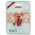 Mellert G16 mini LED kulcstart� l�mpa 3x feh�r LED piros