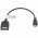 Micro-USB OTG adapterk�bel USB A aljzat 15cm