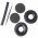 F�lp�rna k�szlet Sennheiser HD25 HD25-1 II PC150 PC151 PC155 65mm fekete
