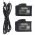 Helyettes�t� akku powerbank 7,4V 2200mAh 2db/csomag USB-C t�lt�k�bel f�thet� keszty�kh�z Li-Polymer