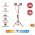 Velamp Twin Head 2x20W LED munkal�mpa �llv�nnyal 3200lm 4000K IP65