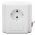 4-es eloszt� kapcsol�val 2 USB porttal gyerekz�rral