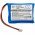 Helyettes�t� kutyanyak�rv akku Educator ET-300TS Transmitter PL-762229 400mAh 1,48Wh