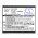 Helyettes�t� kamera akku GE 10502 PowerFlex 3D GB-50 800mAh 2.96Wh