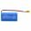 Helyettes�t� ipari akku 18650 2600mAh 2S1P akkupakk k�bellel
