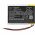 Helyettes�t� m�dialej�tsz� akku XDUOO X2 YT403040 3.7V 500mAh 1.85Wh