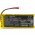 Helyettes�t� m�dialej�tsz� akku XDUOO X3 Mark II YT653071 1750mAh 6.48Wh
