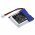 Helyettes�t� vezet�k n�lk�li f�lhallgat� akku GEB852528P 3.7V 400mAh 1.48Wh Li-ion