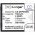 Helyettes�t� telefon akku Doro Liberto 650 DBI-800B 700mAh 2.59Wh Li-Ion