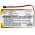 Helyettes�t� vezet�k n�lk�li f�lhallgat� akku HTC Mini BL R120 BN02100 300mAh 1.11Wh