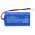Helyettes�t� hordozhat� led asztali l�mpa akku Zafferano Poldina BAT0470370670190 5200mAh 19.24Wh