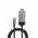 Verbatim USB 3.1-C HDMI 4K adapterk�bel 150cm ez�st-fekete csomag