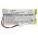 Helyettes�t� m�dialej�tsz� akku GoGear HDD082/17 742345 550mAh 2.04Wh 3.7V