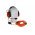 TITAN Ground Support hall�sv�d� headset libanyak mikrofon Inline-PTT 6,35mm jack csatlakoz�