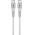 Goobay Supersoft Cable USB-C textilk�bel szilikon burkolat 2m 60W 3A feh�r