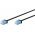 Goobay ultrarugalmas CAT6A U/UTP patchk�bel 2m AWG32 TPE LSZH CU slim extrar�vid csatlakoz�