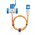 Goobay CEE adapterk�bel CEE dug� 1x CEE aljzat 2x v�d��rintkez�s aljzat 5m 16A 230V