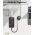 Goobay Self-Retracting Cable �nbeh�z�d� USB-C-USB-C t�lt�k�bel 1m 60W 3A fekete/ez�st 480Mbit/s