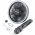 Nitecore NEF10 �jrat�lthet� ventil�tor 10000mAh powerbank LED-f�nygy�r� 360� �llv�nnyal