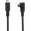Goobay USB-C 90� USB4 k�bel 2m 240W 5A 40Gbit/s Power Delivery