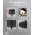 Goobay vezet�k n�lk�li LED asztali l�mpa S 25cm fekete �rint�svez�rl�s 150lm 3000K