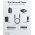 Goobay XLR 3-Pin - 6,35mm TRS k�bel 2m szimmetrikus mono