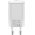 Goobay Single Fast Charger 45W USB-C PD GaN nano fali t�lt� feh�r 1x USB-C - A k�szlet erej�ig