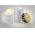 Goobay LED s�rgyertya id�z�t�vel melegfeh�r 2400K elemmel m�k�d� 2x C/LR14 IP44 - Ki�rus�t�s