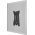 Goobay Basic TV falitart� FIXED (S) 23-42col (58-107cm) max.25kg VESA75x75mm/100x100mm