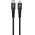 Goobay Supersoft Cable Lightning - USB-C szuperpuha textilk�bel 0,5m 60W, 3A MFi f�m csatlakoz�k
