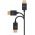 Goobay Standard DisplayPort 2.0/2.1 Slim k�bel 40Gbit/s 1m 4K/60Hz