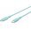 Goobay Silicone Cable USB-C szilikonk�bel 1,5m 60W 3A t�rkiz