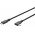 Goobay USB-C 90� USB4 k�bel 2m 240W 5A 40Gbit/s Power Delivery