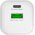 Goobay Multi Fast Charger 20W USB-C PD GaN k�tportos nano gyorst�lt� feh�r 1xUSB-C PD 1xUSB-A QC