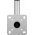 Goobay alum�nium parabola fali tart� 350mm falt�vols�g 50mm cs� 35cm-85cm