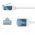 Goobay CAT6A ultrav�kony patchk�bel U/UTP 15m feh�r extra r�vid RJ45 TPE AWG32 LSZH CU