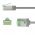 Goobay CAT8.1 slim U/FTP patchk�bel 3m LSZH TPE AWG32 2GHz
