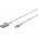 Goobay Supersoft Cable Lightning-USB-A textilk�bel f�m csatlakoz�k 3m 12W 2,4A MFi-tan�s�tott
