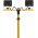 Goobay LED munkal�mpa teleszk�pos �llv�nnyal 2x20W 3400lm 4000K belt�ri/k�lt�ri